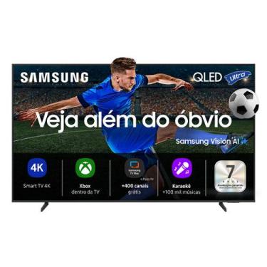 Imagem de Smart TV Samsung 50 QLED Ultra 4K HDR10+ Vision AI Tizen Cinza Titan -