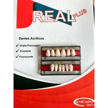 Imagem de Dentes Resina 2placa Provisório Superior E Inferior A25/60 - TRIUNFO