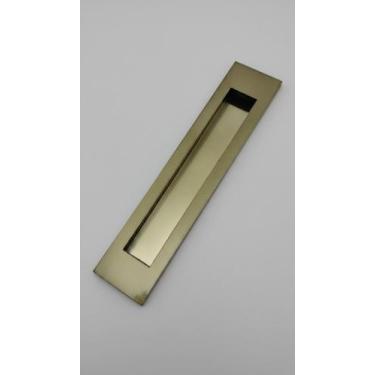 Imagem de Puxador Concha Embutir Aço Inox Antique 25cm - Congratulations Store