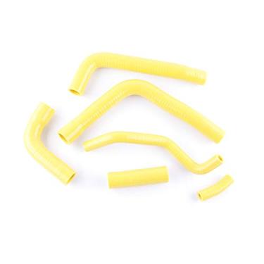 Imagem de Kit de mangueira de silicone de arrefecimento com 3 camadas de 4,5 mm de espessura para Yamaha YZF R 6 YZF-R6 99-02 Amarelo