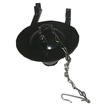 Imagem de LASCO 04-1587 melindrosa de vinil para vaso sanitário com corrente, cabe sobre postes de válvula de descarga de plástico