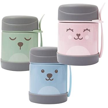 Imagem de POTE TERMICO COM COLHER GUMMY BUBA (AZUL)