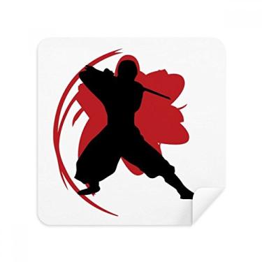 Imagem de Bushido Sakura Outline Tecido de camurça para óculos Japão, 2 unidades