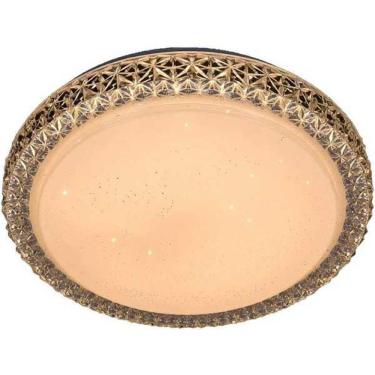 Imagem de Plafon Redondo Cristal Transparente 28cm Led 12W 3000K