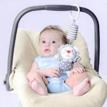 Imagem de Mobile De Plush Para Carrinho E Bebê Conforto Unisex Cinza /Urso - Pim