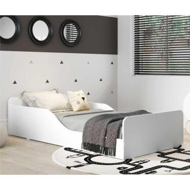 Imagem de Cama Montessoriana Multimóveis 100% mdf para colchão 150x70cm Branca