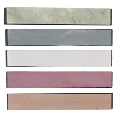 Imagem de Conjunto de Pedras para Afiar Facas Com 5 Unidades, 1000 3000 5000 8000 10000 Grit Pedra de Amolar Pedra de Amolar Kit de Amolar para Uso Doméstico na Cozinha