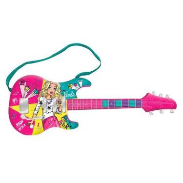 Imagem de Guitarra Da Barbie Com Função Mp3 Player