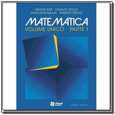 Imagem de Matematica: Volume Unico - Parte 1 - Ensino Medio