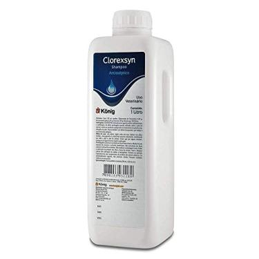 Imagem de Clorexsyn Shampoo Antisséptico para Cachorro e Gatos Konig - 1L