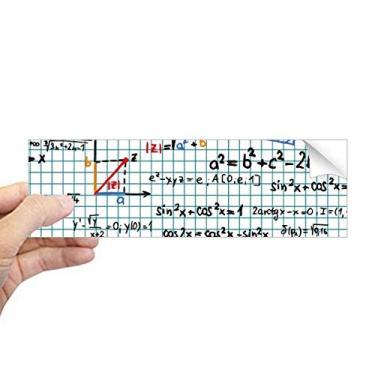 Imagem de DIYthinker Função Trigonométrica, Fórmulas Matemáticas, Retangular, Para-choque, Adesivo para Janela