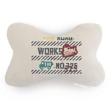Imagem de DIYthinker Almofada para decoração de pescoço com estampa de número de estrada em coração para carro