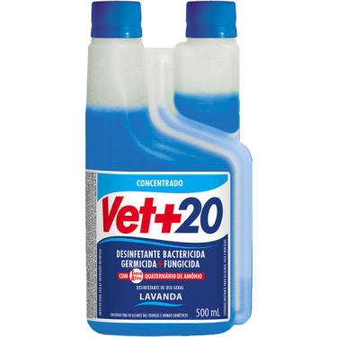 Imagem de Desinfetante Vet+20 Bactericida de Lavanda - 500 mL