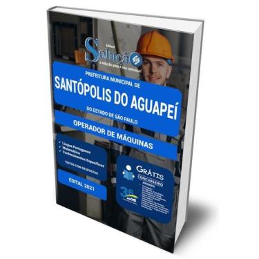 Imagem de Apostila Santópolis Do Aguapeí Sp 2021 Operador De Máquinas