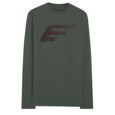 Imagem de Moletom Ellus Masculino Crewneck Maxi Logo Cinza Escuro-Masculino