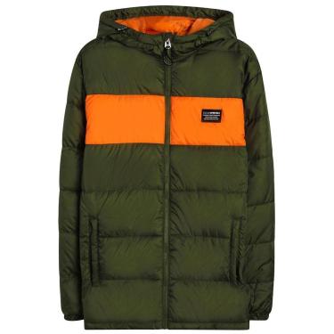 Imagem de Jaqueta Ellus Masculina Check Hood Down Verde Militar-Masculino