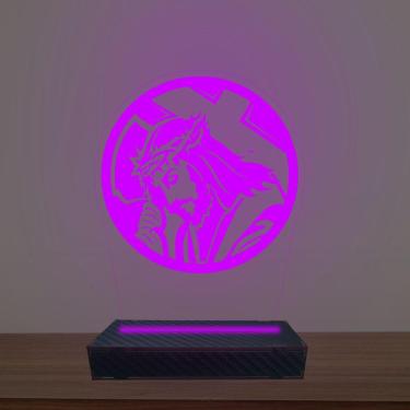 Imagem de Luminária Led 3d Jesus Abajur Luxo