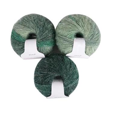 Imagem de 3 rolos de lã acrílica macia fio de tricô quente 3 pacotes para roupas cachecóis suéter xaile chapéus e projetos de artesanato ferramenta de crochê DIY (tipo 8)