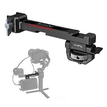 Imagem de SMALLRIG Suporte ajustável para monitor de câmera com braçadeira NATO de liberação rápida, suporte de sapata fria, design antitorção para DJI RS 4 Mini/RS 4 / RS 4 Pro/RS 2 / RSC 2 / RS 3 / RS 3