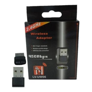 Imagem de Mini Adaptador Wireless Wifi Usb 2.0 802.11N Bgn 950 Mbps - Mls