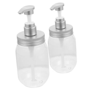 Imagem de Beavorty 2Pcs Shampoo Condicionador Dispensador De Shampoo Bomba De Imprensa Garrafa De Loção Recarregável Dispensador De Loção Dispensador De Sabonete Líquido De Lavagem Das Mãos O