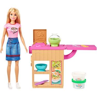 Imagem de Playset e Boneca Barbie - Máquina de Macarrão, Multicolorido, Mattel