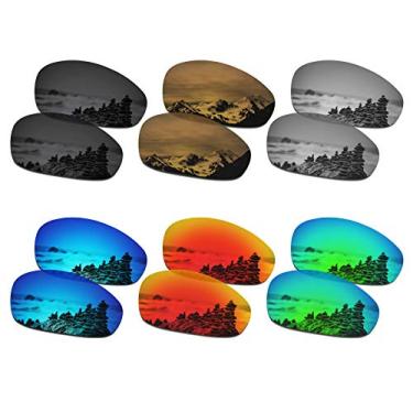 Imagem de SmartVLT Conjunto de 6 lentes masculinas de substituição para óculos de sol Oakley Juliet S02