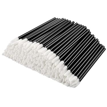 Imagem de 600pcs Disposable Lip Brushes Make Up Brush Lip Gloss Applicators Lipstick Wands Tool Kits Lip gloss Applicators Tester Wands (black) (600)