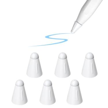 Imagem de SIXFU Capas de atualização para pontas Apple Pencil adequadas para protetor de tela semelhante a papel, acessórios de redução de ruído para Apple Pencil 2ª geração/1ª geração/Pro/USB-C ponta iPencil