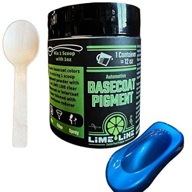 Imagem de LiME LiNE Base Coat Maker Pigmento em pó, grau automotivo, base metálica azul pérola