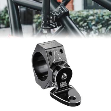 Imagem de Kemimoto 1 PCS Suporte de montagem de bandeira UTV ajustável para serviço pesado para barra de rolo de 1,75 a 2 polegadas compatível com Polaris RZR compatível com Can Am Commander compatível com Talon 1000