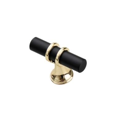 Imagem de Puxadores de armário preto vintage, liga de zinco, moderno, americano, porta de cozinha, guarda-roupa, alças longas, puxador, ferragem de móveis, ouro preto, botão