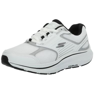 Imagem de Skechers Go Run Consistent 2.0 Wolf Tênis masculino, branco/prata, 42, Branco/Prata, 10 Wide