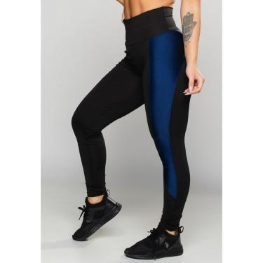 Imagem de Calça Legging Montaria Faixa Brilhosa Cintura Alta MVB Modas-Feminino