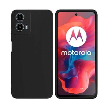 Imagem de Capa Capinha Slim Fosca Aveludada Luxo Para Motorola Moto G24 / Moto G04 G04S