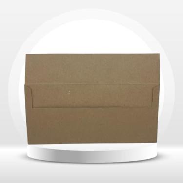 Imagem de Envelope 9,5x20 Cm Kraft Pardo 80g 100 Unidades