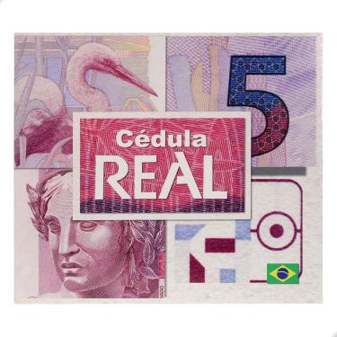 Imagem de Folder Encarte para Cédula de 5 Reais Descritivo 2ª Família