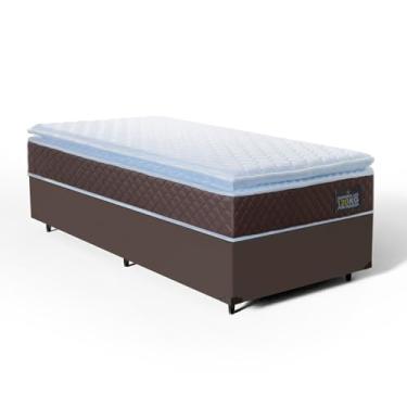 Imagem de Cama Box com Colchão de Espuma D33 Pillow Top Comfort Luxo (Solteiro)