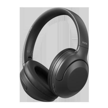 Imagem de Fone de Ouvido Bluetooth 03 c/ Sistema ANC da ROCK, Preto