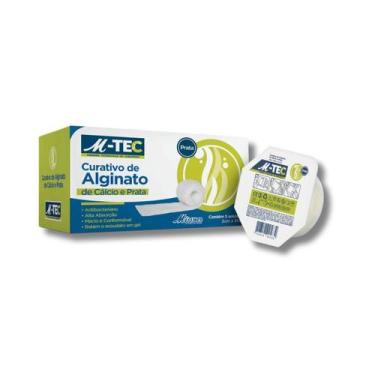 Imagem de M-tec Alginato de Cálcio Com Prata Rolo 2cm x 30cm Pa.1459 Missner 2 U