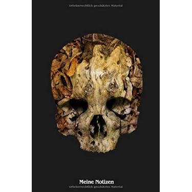 Imagem de Meine Notizen: Skull, Totenkopf, Schädel. Format A5, 120 Seiten, fein hellgrau liniert. Notizbuch, Tagebuch, Tagesplaner, Ideenbuch, Wochenplaner, Vokabelheft