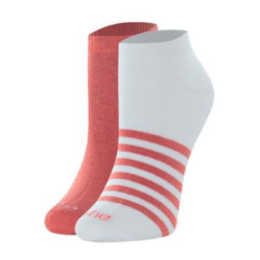 Imagem de Kit 2 Pares de Meias Cano Curto She 286.04 - Genérico, Branco