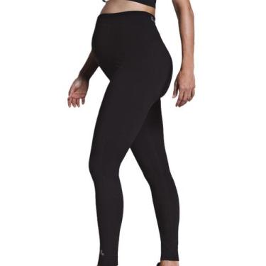 Imagem de Calça Legging Lsport Mom Lupo Preta, Preto, P