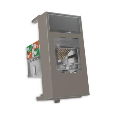 Imagem de Tomada Rede Informática RJ45 Cat6 cor Argila Infiniti MG - MarGirius, 