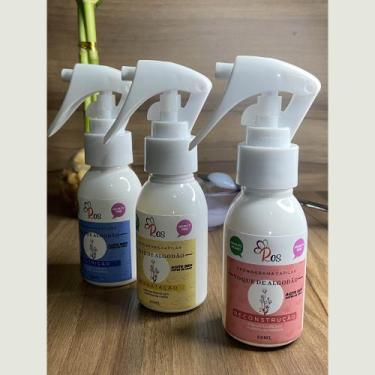 Imagem de Kit Cronograma capilar Toque de Algodão 3 máscaras líquidas (H/N/R) Se