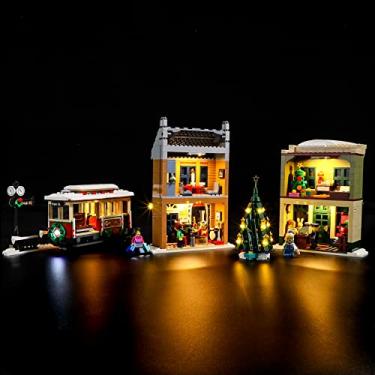 Imagem de GEAMENT LED Light Kit Compatible with Lego Holiday Main Street - Lighting Set for Creator 10308 Building Model (Model Set Not Included)