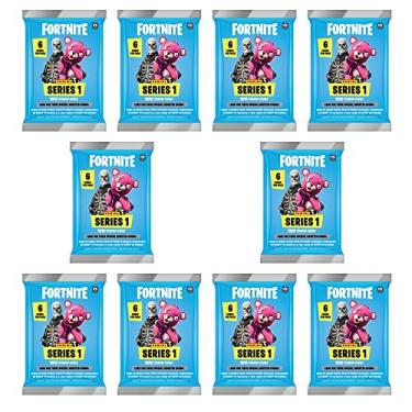 Imagem de 2019 Panini Fortnite Series 1 Trading Cards, 10-Pack Mega Bundle
