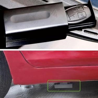 Imagem de Escondedor de chave magnético, compartimento de armazenamento oculto ao ar livre para chaveiro de carro, serve para chaves para carros, trailers, barcos, casas, aluguéis e emergências do Airbnb,