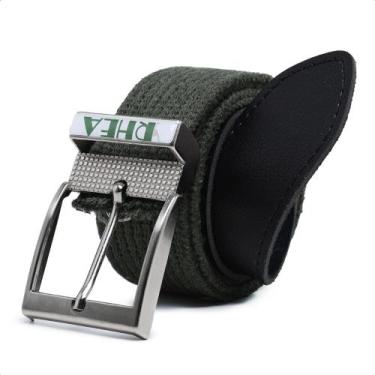 Imagem de Cinto Esportivo Masculino Lona Resistente E Couro Elegante - Rhea, Ver
