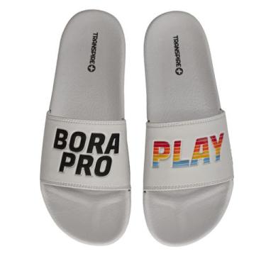 Imagem de Chinelo Slide Beach Tennis Bora Pro Play - Transpire Mais, 4344, Branc